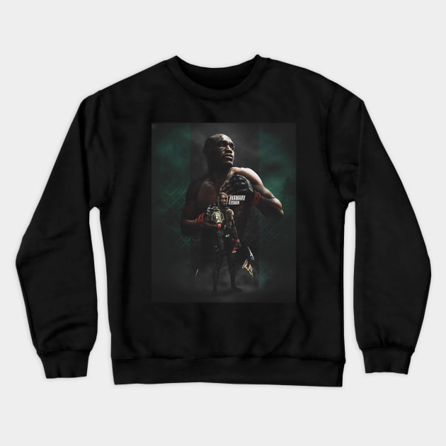 Kamaru 'Nigerian Nightmare' Usman Crewneck Sweatshirt by Fit-Flex